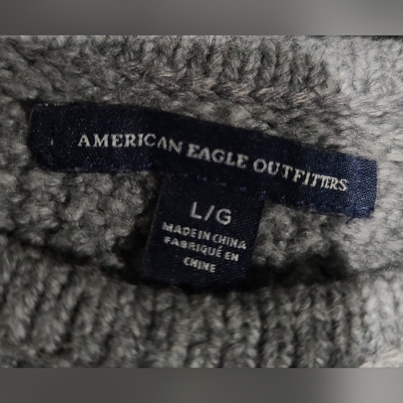 Gray Knit Sweater - Picture 2 of 2